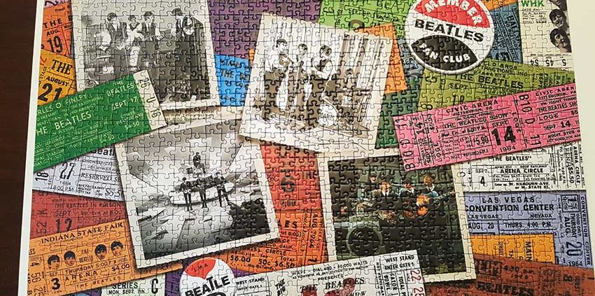 Puzzle of Beatles band