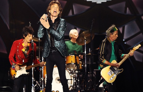 Rolling Stones performing live